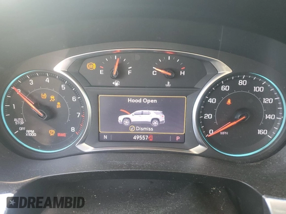 2020 Chevrolet Traverse LT with VIN 1GNERHKW7LJ215828, listed as a Copart auction lot 61087665 with 49,557 mi miles and Salvage title. Bid and sale history available at DreamBid. Image 9.