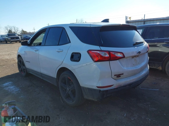 2019 Chevrolet Equinox LT with VIN 2GNAXLEX5K6162506, listed as a IAAI auction lot 41330126 with 157,489 mi miles and . Bid and sale history available at DreamBid. Image 3.
