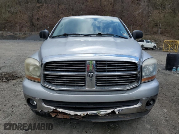 2006 Dodge 1500 SLT with VIN 1D7HU18276J139845, listed as a Copart auction lot 53490135 with 153,214 mi miles and Salvage Title. Bid and sale history available at carsss.com. Image 5.