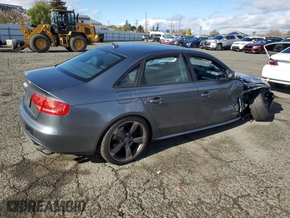 2012 Audi S4 Prestige with VIN WAUKGAFL6CA082324, listed as a Copart auction lot 45993045 with 57,768 mi miles and Salvage Title. Bid and sale history available at carsss.com. Image 3.