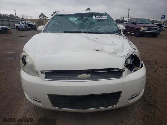 2009 Chevrolet Impala LS with VIN 2G1WB57K491114943, listed as a Copart auction lot 43467065 with 108,932 mi miles and Salvage Title. Bid and sale history available at carsss.com. Image 5.