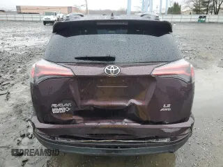 2018 Toyota RAV4 LE with VIN 2T3BFREV6JW737751, listed as a Copart auction lot 49123855 with 92,642 mi miles and Salvage Title. Bid and sale history available at DreamBid. Image 6.
