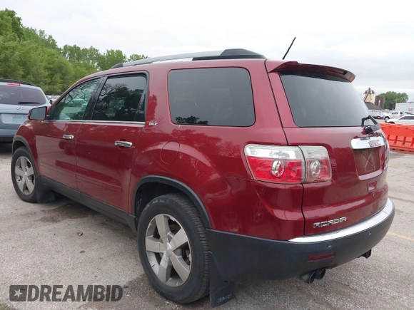 2010 GMC Acadia SLT1 z VIN 1GKLRMED7AJ126510, wystawiony jako IAAI lot #42151290 z przebiegiem 195 615 mil mil oraz . Historia ofert i sprzedaży dostępna na DreamBid. Obrazek 3.