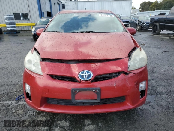 2011 Toyota Prius I with VIN JTDKN3DU8B1474686, listed as a Copart auction lot 51343785 with 287,264 mi miles and Salvage Title. Bid and sale history available at carsss.com. Image 5.