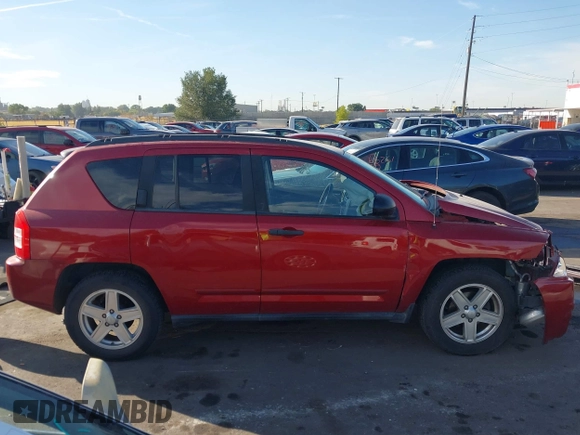 2008 Jeep Compass Sport with VIN 1J8FF47W78D787200, listed as a IAAI auction lot 40565853 with 153,500 mi miles and . Bid and sale history available at DreamBid. Image 14.