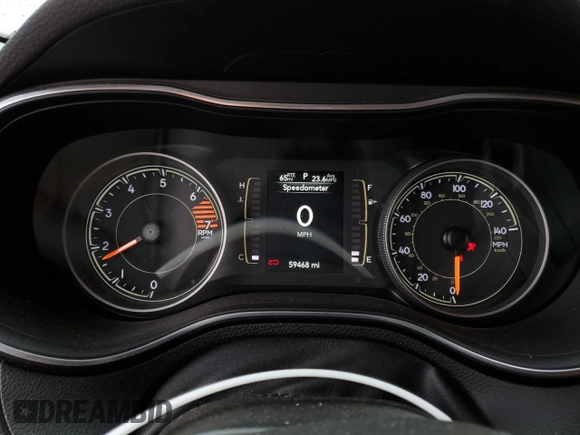2021 Jeep Cherokee Altitude with VIN 1C4PJLLB3MD169129, listed as a Copart auction lot 82715734 with 59,468 mi miles and Salvage Title. Bid and sale history available at carsss.com. Image 9.