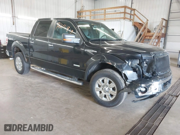 2012 Ford F-150 XL with VIN 1FTFW1ET9CKE35254, listed as a IAAI auction lot 42203939 with 158,498 mi miles and . Bid and sale history available at DreamBid. Image 1.