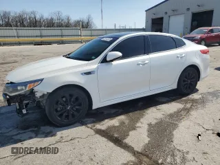2018 Kia Optima EX with VIN 5XXGU4L37JG271850, listed as a Copart auction lot 52442625 with 125,158 mi miles and Salvage Title. Bid and sale history available at carsss.com. Image 1.