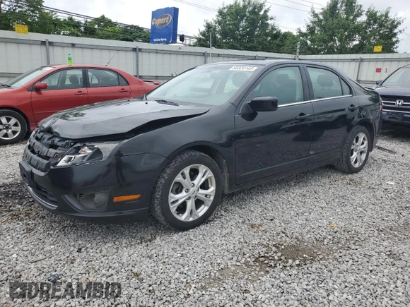 2012 Ford Fusion SE with VIN 3FAHP0HA6CR172314, listed as a Copart auction lot 60324145 with 196,044 mi miles and Salvage title. Bid and sale history available at DreamBid. Image 1.