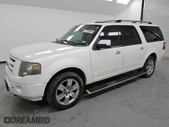 2010 Ford Expedition EL Limited with VIN 1FMJK2A59AEB45929, listed as a Copart auction lot 50025225 with 280,534 mi miles and Clean Title. Bid and sale history available at carsss.com. Image 1.