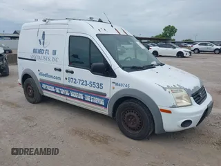 2013 Ford Transit Connect XLT with VIN NM0LS7BN4DT134858, listed as a IAAI auction lot 42608850 with 107,095 mi miles and . Bid and sale history available at DreamBid. Image 1.