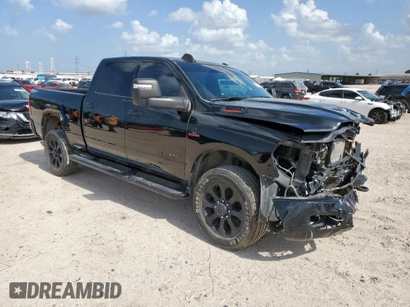 2024 Ram 2500 Big Horn with VIN 3C6UR5DL3RG119413, listed as a Copart auction lot 62002235 with 33,197 mi miles and Salvage title. Bid and sale history available at DreamBid. Image 4.