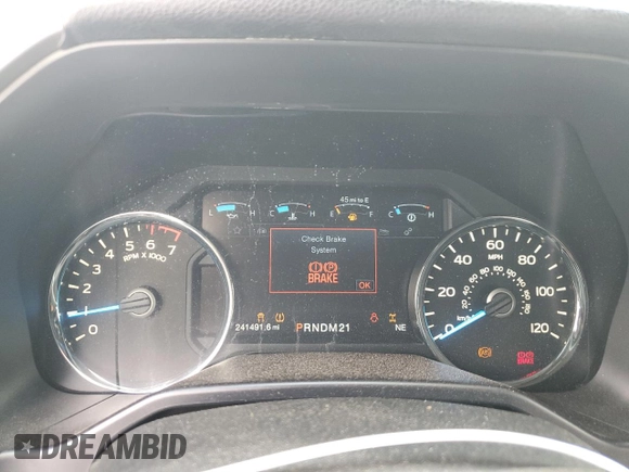 2015 Ford F-150 XL with VIN 1FTEW1CF1FFC45020, listed as a Copart auction lot 51854475 with 241,491 mi miles and Salvage Title. Bid and sale history available at carsss.com. Image 9.