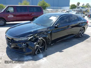 2022 Honda Accord Sport with VIN 1HGCV3F28NA034845, listed as a IAAI auction lot 42462260 with 69,163 mi miles and . Bid and sale history available at DreamBid. Image 2.