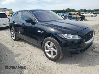2018 Jaguar F-Pace 30t Premium with VIN SADCJ2GX4JA236479, listed as a Copart auction lot 61927345 with 81,452 mi miles and Salvage title. Bid and sale history available at DreamBid. Image 4.