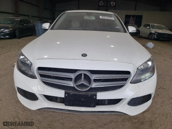 2015 Mercedes-Benz C-Class C 300 with VIN 55SWF4JB6FU082258, listed as a Copart auction lot 83518404 with 122,865 mi miles and Salvage Title. Bid and sale history available at carsss.com. Image 5.