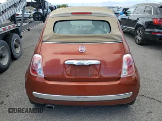 2012 FIAT 500 Gucci with VIN 3C3CFFER2CT322818, listed as a Copart auction lot 76944954 with 49,725 mi miles and Clean Title. Bid and sale history available at carsss.com. Image 6.