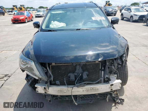 2019 Nissan Pathfinder SL with VIN 5N1DR2MN1KC628235, listed as a Copart auction lot 58957095 with 169,000 mi miles and Salvage title. Bid and sale history available at DreamBid. Image 5.