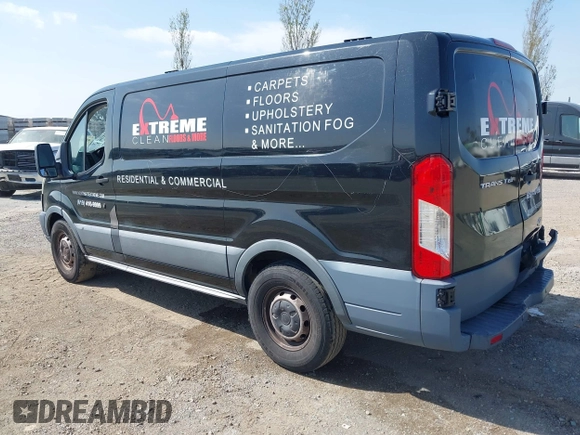 2015 Ford Transit Cargo with VIN 1FTYE1YM1FKA21664, listed as a IAAI auction lot 42086151 with 227,108 mi miles. Bid and sale history available at carsss.com. Image 3.