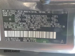2012 Toyota Sienna SE with VIN 5TDXK3DC5CS226793, listed as a Copart auction lot 46848205 with 135,291 mi miles and Salvage title. Bid and sale history available at DreamBid. Image 13.