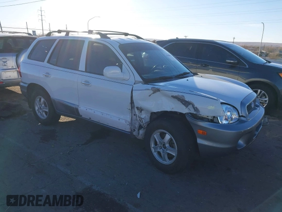 2002 Hyundai Santa Fe GLS with VIN KM8SC73D82U294374, listed as a IAAI auction lot 41204011 with 179,219 mi miles. Bid and sale history available at carsss.com. Image 1.
