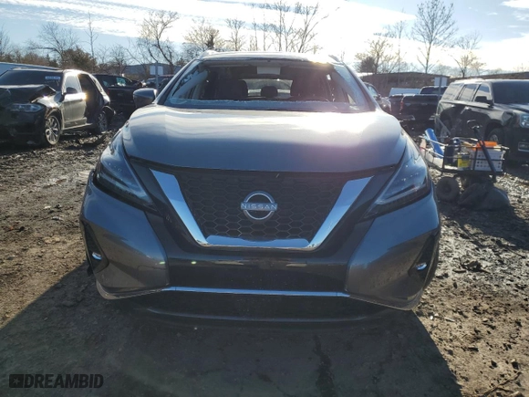2023 Nissan Murano SL with VIN 5N1AZ2CS2PC119434, listed as a Copart auction lot 45043915 with 16,820 mi miles and Salvage Title. Bid and sale history available at carsss.com. Image 5.
