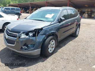 2012 Chevrolet Traverse LS with VIN 1GNKRFED2CJ399254, listed as a IAAI auction lot 42101291 with 162,605 mi miles and . Bid and sale history available at DreamBid. Image 2.