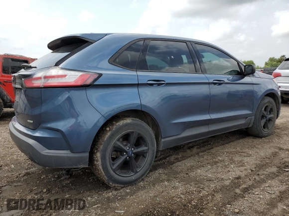2019 Ford Edge SE with VIN 2FMPK3G93KBB75595, listed as a Copart auction lot 54278415 with 57,663 mi miles and Salvage title. Bid and sale history available at DreamBid. Image 3.
