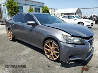 2013 Lexus GS 350 with VIN JTHBE1BL8D5000973, listed as a Copart auction lot 62224855 with 303,143 mi miles and Salvage title. Bid and sale history available at DreamBid. Image 4.
