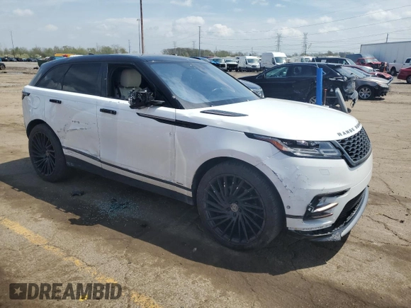 2018 Land Rover Range Rover Velar R-Dynamic SE z VIN SALYL2RV6JA756621, wystawiony jako Copart lot #54385295 z przebiegiem 91 454 mil mil oraz Czysty tytuł • Clean title. Historia ofert i sprzedaży dostępna na DreamBid. Obrazek 4.