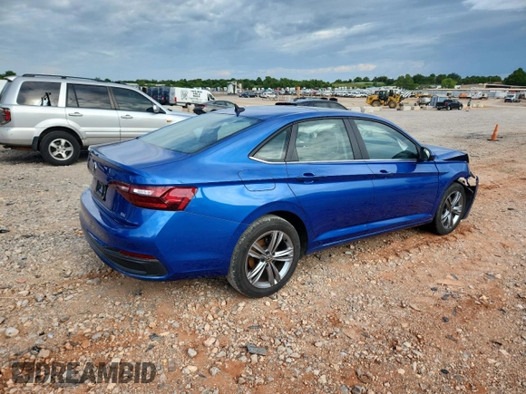 2024 Volkswagen Jetta SE with VIN 3VW7M7BU2RM024383, listed as a Copart auction lot 63048615 with 50,106 mi miles and Clean title. Bid and sale history available at DreamBid. Image 3.