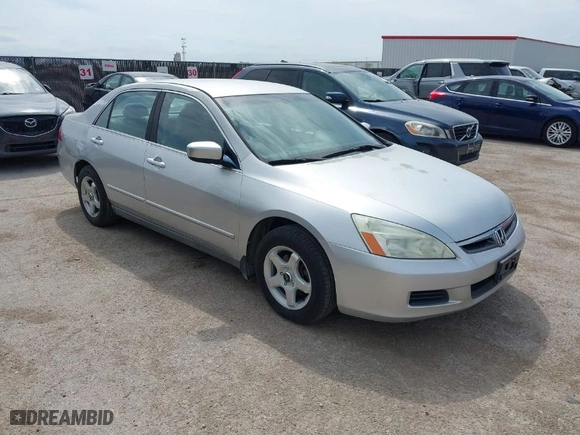 2006 Honda Accord Sdn LX with VIN 1HGCM56496A078435, listed as a IAAI auction lot 41883969 with 168205 miles. Bid and sale history available at carsss.com. Image 1.
