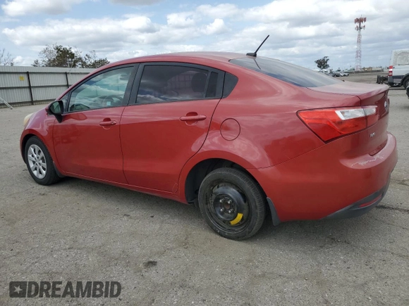2013 Kia Rio LX with VIN KNADM4A38D6281874, listed as a Copart auction lot 51134385 with 168,379 mi miles and Clean Title. Bid and sale history available at carsss.com. Image 2.