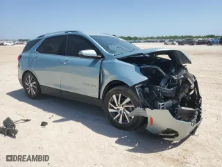 2022 Chevrolet Equinox Premier with VIN 2GNAXNEV0N6109386, listed as a Copart auction lot 52776405 with 0 mi miles and Salvage Title. Bid and sale history available at carsss.com. Image 4.
