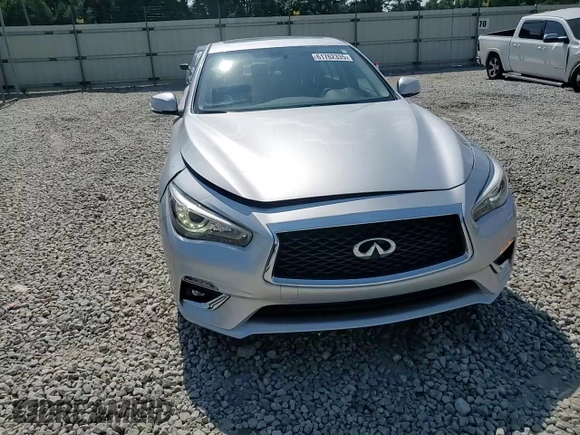 2018 Infiniti Q50 Luxe with VIN JN1EV7AP5JM352175, listed as a Copart auction lot 61762335 with 64,375 mi miles and Salvage title. Bid and sale history available at DreamBid. Image 13.