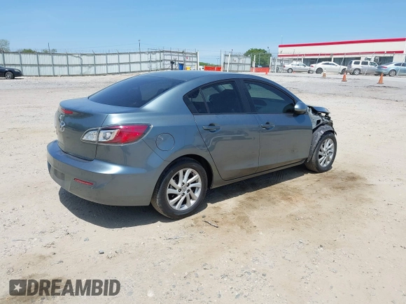 2012 Mazda 3 i Sport with VIN JM1BL1UF7C1547270, listed as a IAAI auction lot 42055234 with 124,546 mi miles and . Bid and sale history available at DreamBid. Image 4.