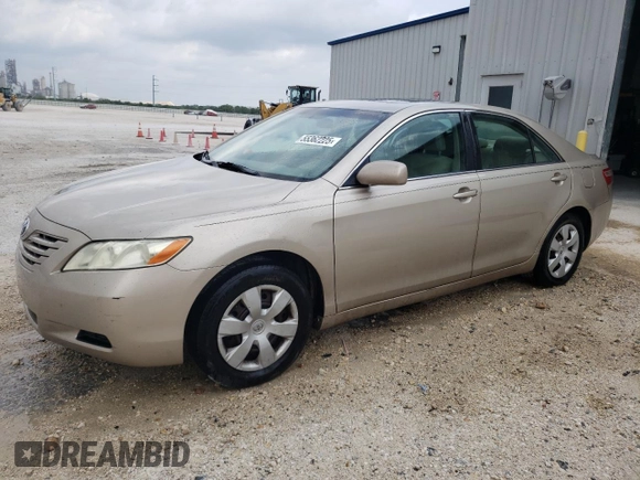 2007 Toyota Camry CE with VIN 4T1BE46K87U647724, listed as a Copart auction lot 55362225 with 169,674 mi miles and Clean Title. Bid and sale history available at carsss.com. Image 1.