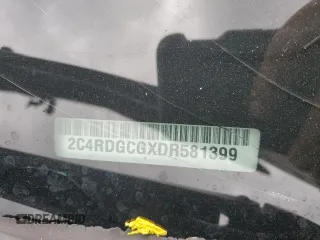 2013 Dodge Grand Caravan SXT with VIN 2C4RDGCGXDR581399, listed as a Copart auction lot 54787935 with 162,970 mi miles and Salvage Title. Bid and sale history available at DreamBid. Image 14.