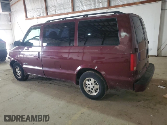 2002 Chevrolet Astro with VIN 1GNDM19X22B104337, listed as a Copart auction lot 47881855 with 209,472 mi miles and Salvage Title. Bid and sale history available at carsss.com. Image 2.