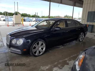 2015 Bentley Flying Spur V8 with VIN SCBET9ZA4FC045031, listed as a Copart auction lot 53962755 with 99,903 mi miles and Salvage title. Bid and sale history available at DreamBid. Image 1.