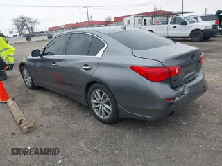 2016 Infiniti Q50 Premium with VIN JN1EV7AR5GM345768, listed as a IAAI auction lot 41738518 with 124,783 mi miles and . Bid and sale history available at carsss.com. Image 3.