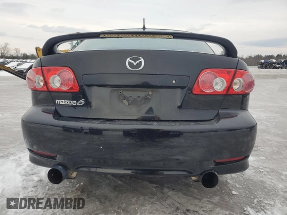 2005 Mazda 6 Sport S with VIN 1YVHP80D155M71207, listed as a Copart auction lot 41487445 with 236,990 mi miles and Salvage Title. Bid and sale history available at DreamBid. Image 6.