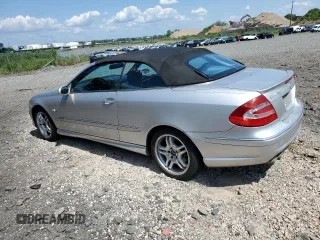 2004 Mercedes-Benz CLK 55 AMG with VIN WDBTK76G14T011421, listed as a Copart auction lot 65686025 with 135,399 mi miles and Salvage title. Bid and sale history available at DreamBid. Image 2.