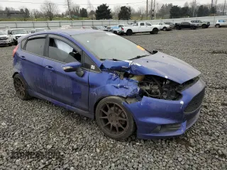 2015 Ford Fiesta ST with VIN 3FADP4GX8FM124018, listed as a Copart auction lot 43229785 with 85,972 mi miles and Salvage Title. Bid and sale history available at carsss.com. Image 4.