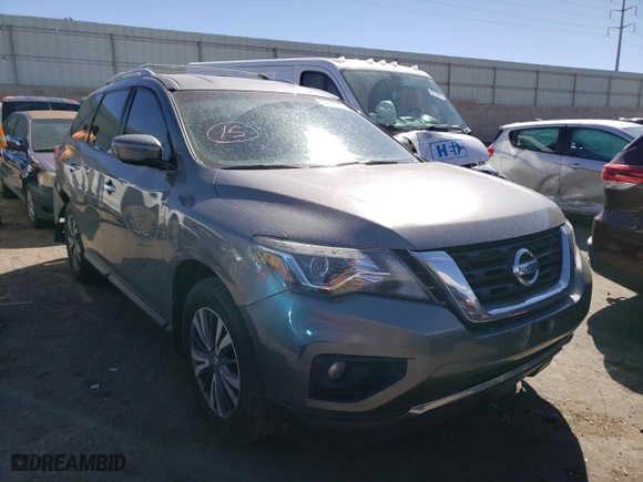 2017 Nissan Pathfinder SL with VIN 5N1DR2MM3HC677839, listed as a Copart auction lot 42893173 with 95,776 mi miles. Bid and sale history available at carsss.com. Image 4.