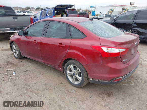 2014 Ford Focus SE with VIN 1FADP3F27EL455723, listed as a IAAI auction lot 41423868 with 96,436 mi miles. Bid and sale history available at carsss.com. Image 3.