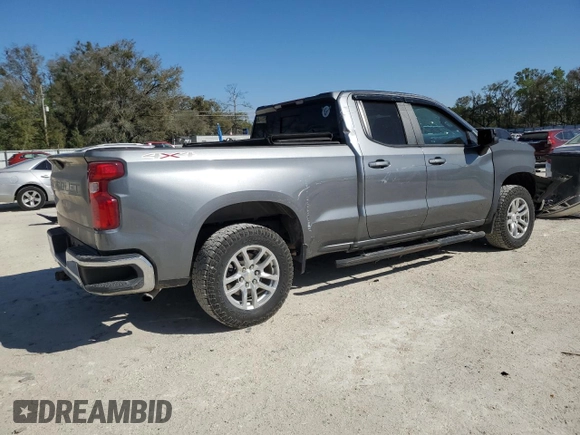 2020 Chevrolet Silverado 1500 LT with VIN 1GCRYDED2LZ341404, listed as a Copart auction lot 48858375 with 80,402 mi miles and Salvage Title. Bid and sale history available at DreamBid. Image 3.