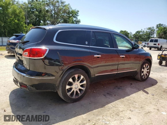 2017 Buick Enclave Leather with VIN 5GAKRBKD9HJ105122, listed as a Copart auction lot 54020875 with 33,457 mi miles and Salvage Title. Bid and sale history available at carsss.com. Image 3.
