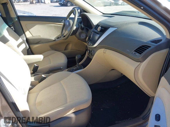 2014 Hyundai Accent GLS with VIN KMHCT4AE6EU639694, listed as a IAAI auction lot 41674605 with 101,549 mi miles and . Bid and sale history available at carsss.com. Image 5.