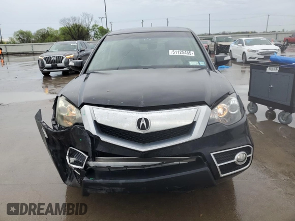 2010 Acura RDX with VIN 5J8TB1H27AA002893, listed as a Copart auction lot 51125455 with 149,291 mi miles and Salvage Title. Bid and sale history available at carsss.com. Image 5.